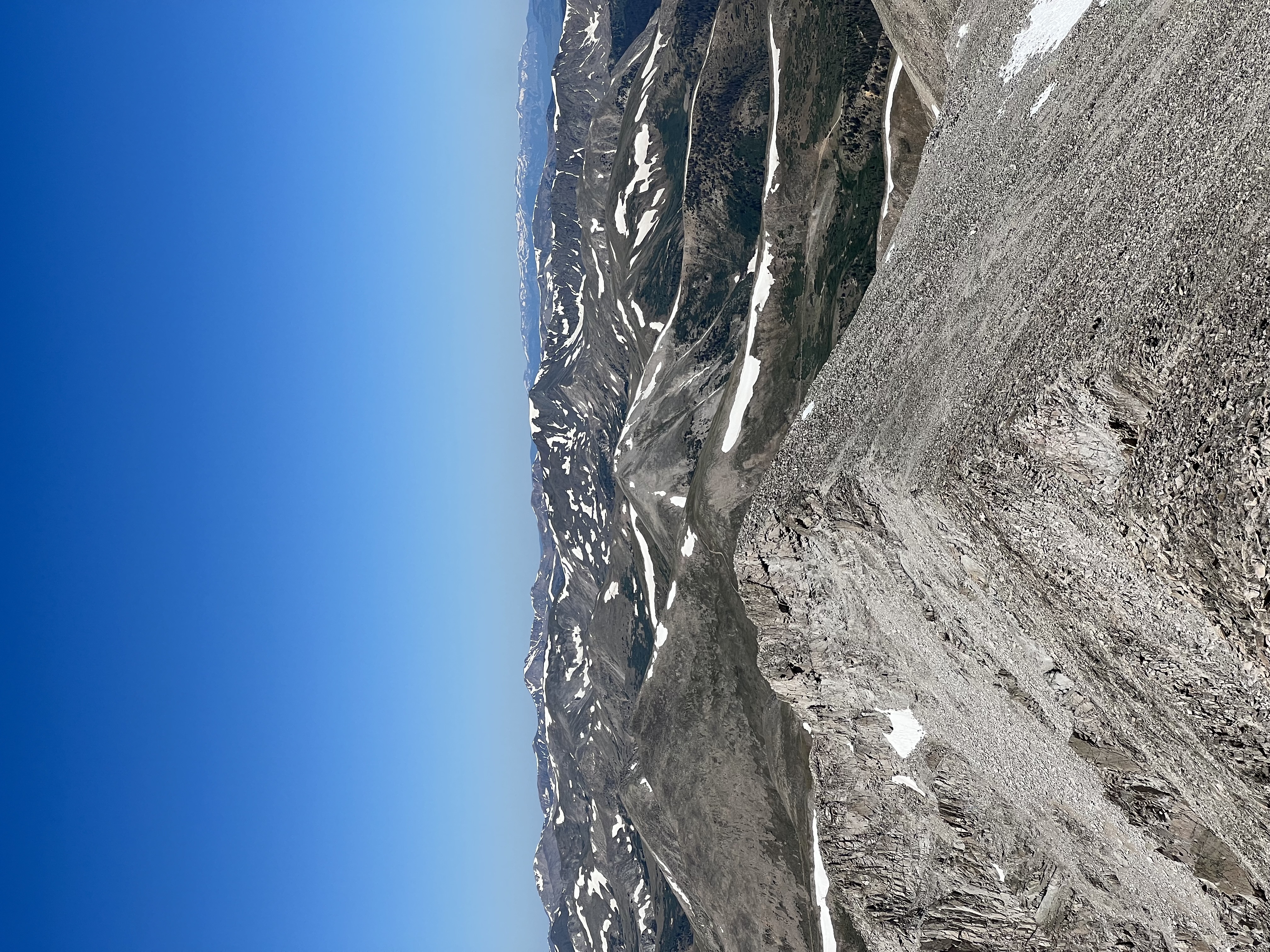 Mountain vista view from Mount Princeton